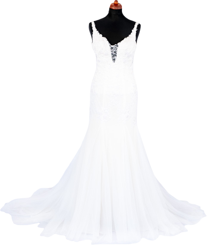 Brautkleid von vorne by Elke Acs